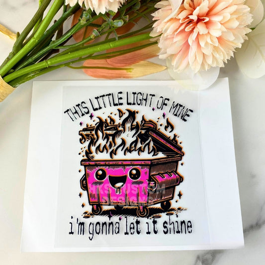This Little Light | 4" UV DTF Decal