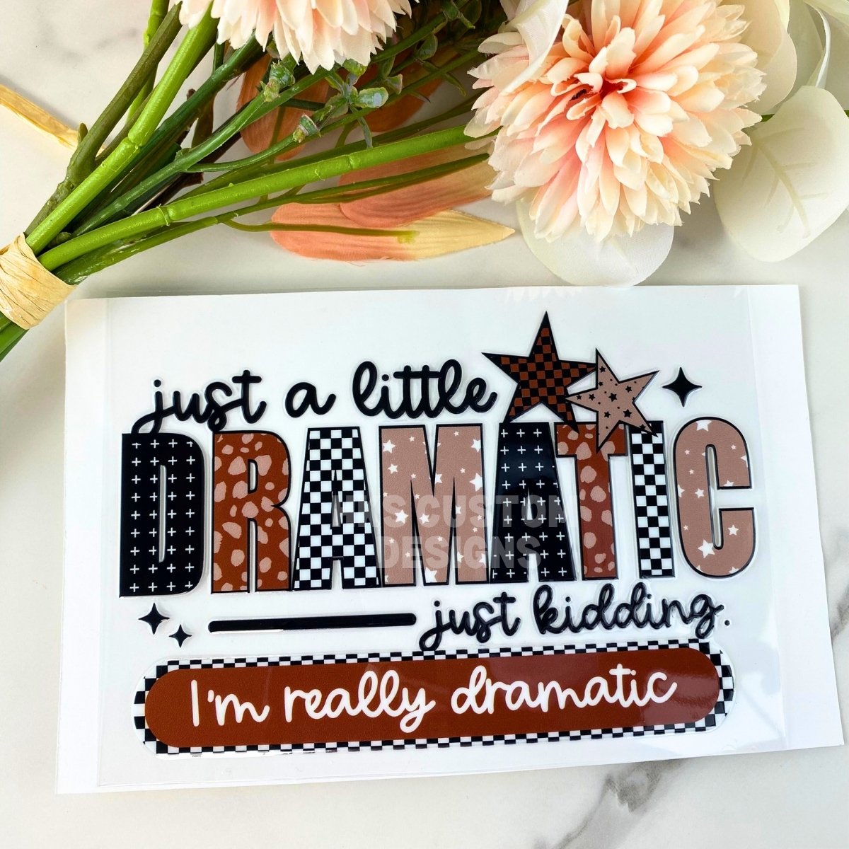 Dramatic | 4" UV DTF Decal