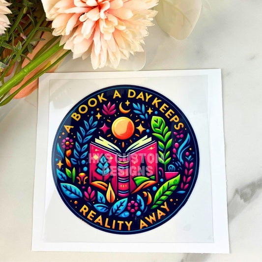 Book a day | 4" UV DTF Decal