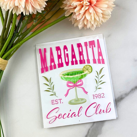 Margarita Social Club | 4" UV DTF Decal