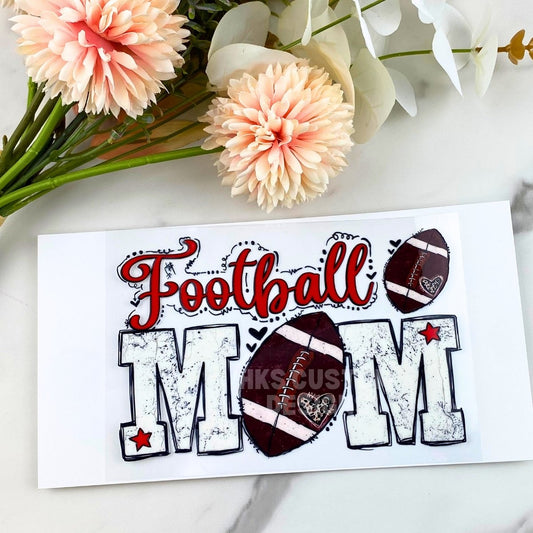 Football Mom | 4" UV DTF Decal