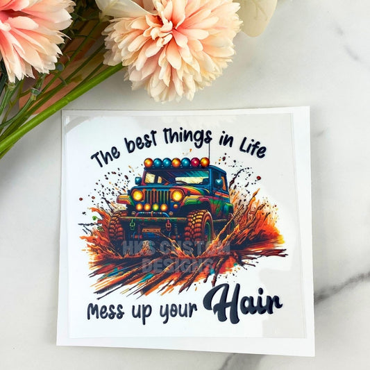 The Best Things in Life | 4" UV DTF Decal