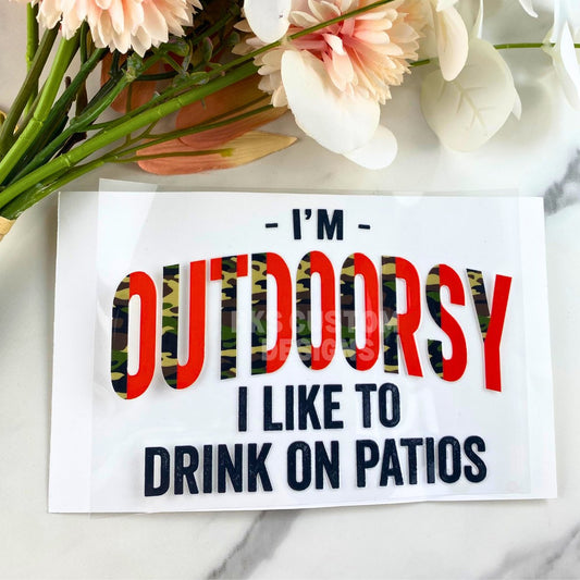 Outdoorsy | 4" UV DTF Decal