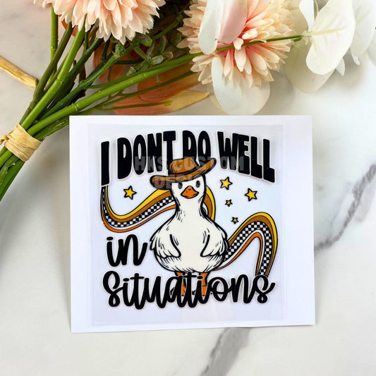 Situations | 4" UV DTF Decal