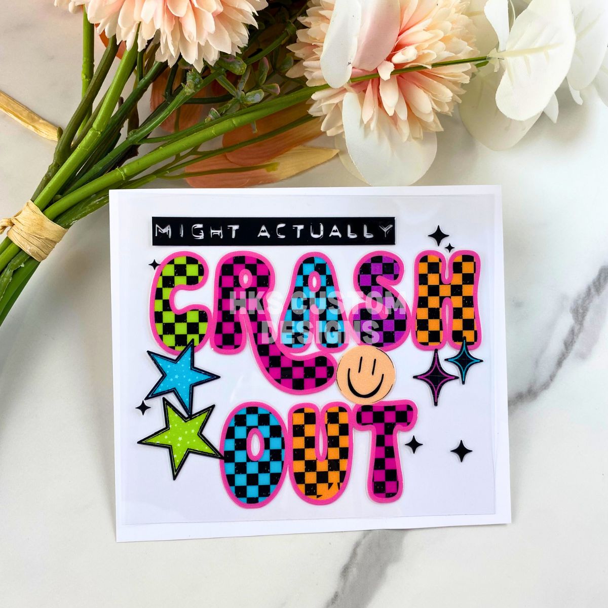 Crash Out | 4" UV DTF Decal