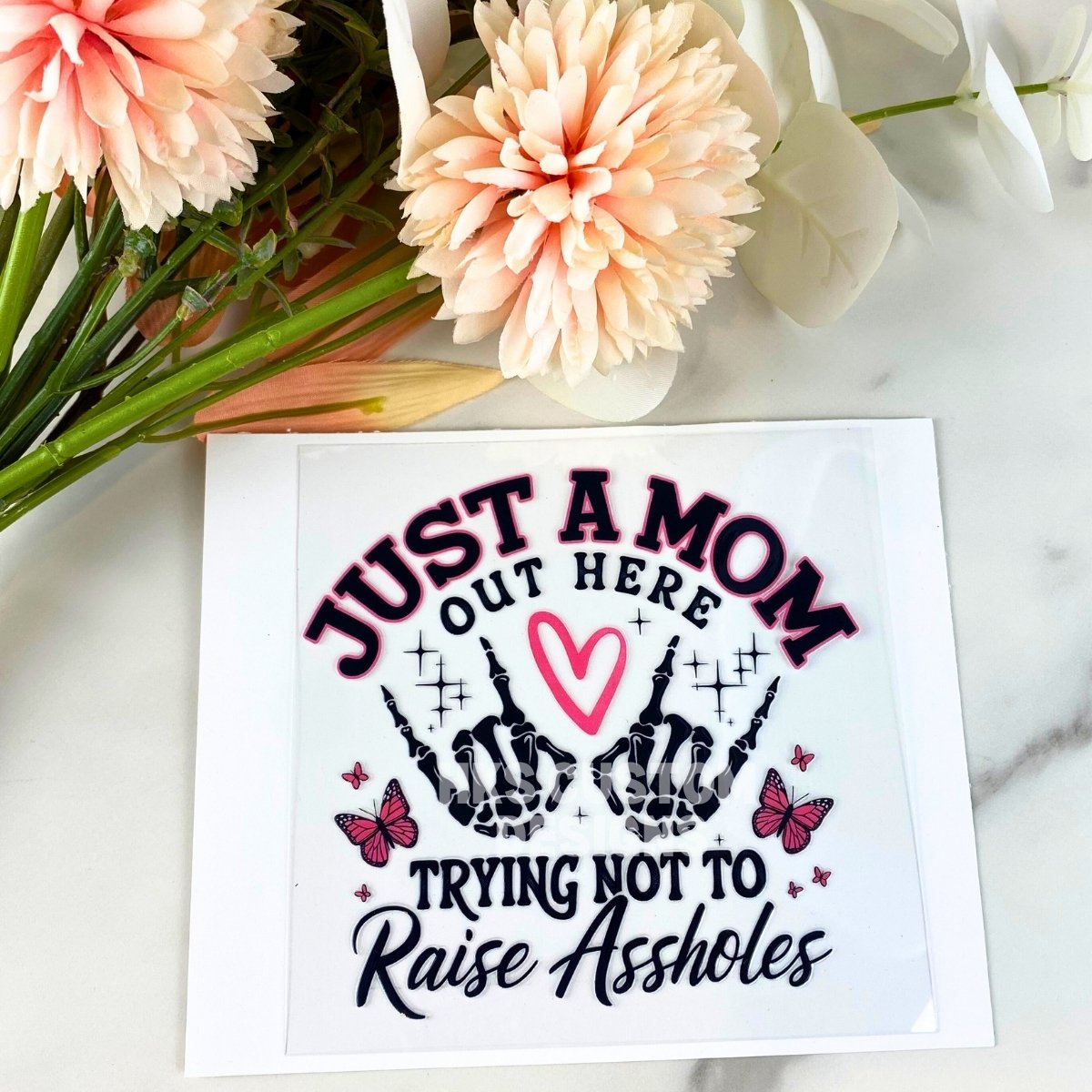 Trying Not to Raise A holes | 4" UV DTF Decal