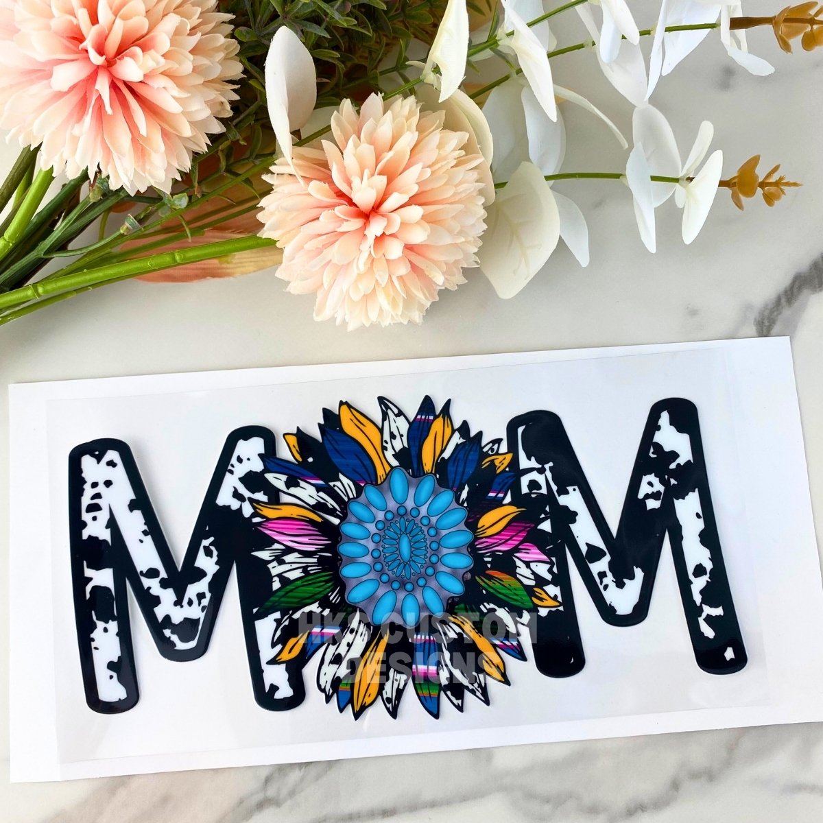 Mama Cow Print2 | 4" UV DTF Decal