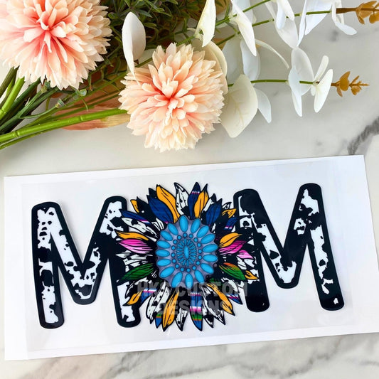 Mama Cow Print2 | 4" UV DTF Decal