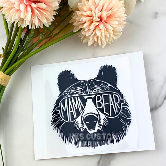 Mama Bear2 | 4" UV DTF Decal