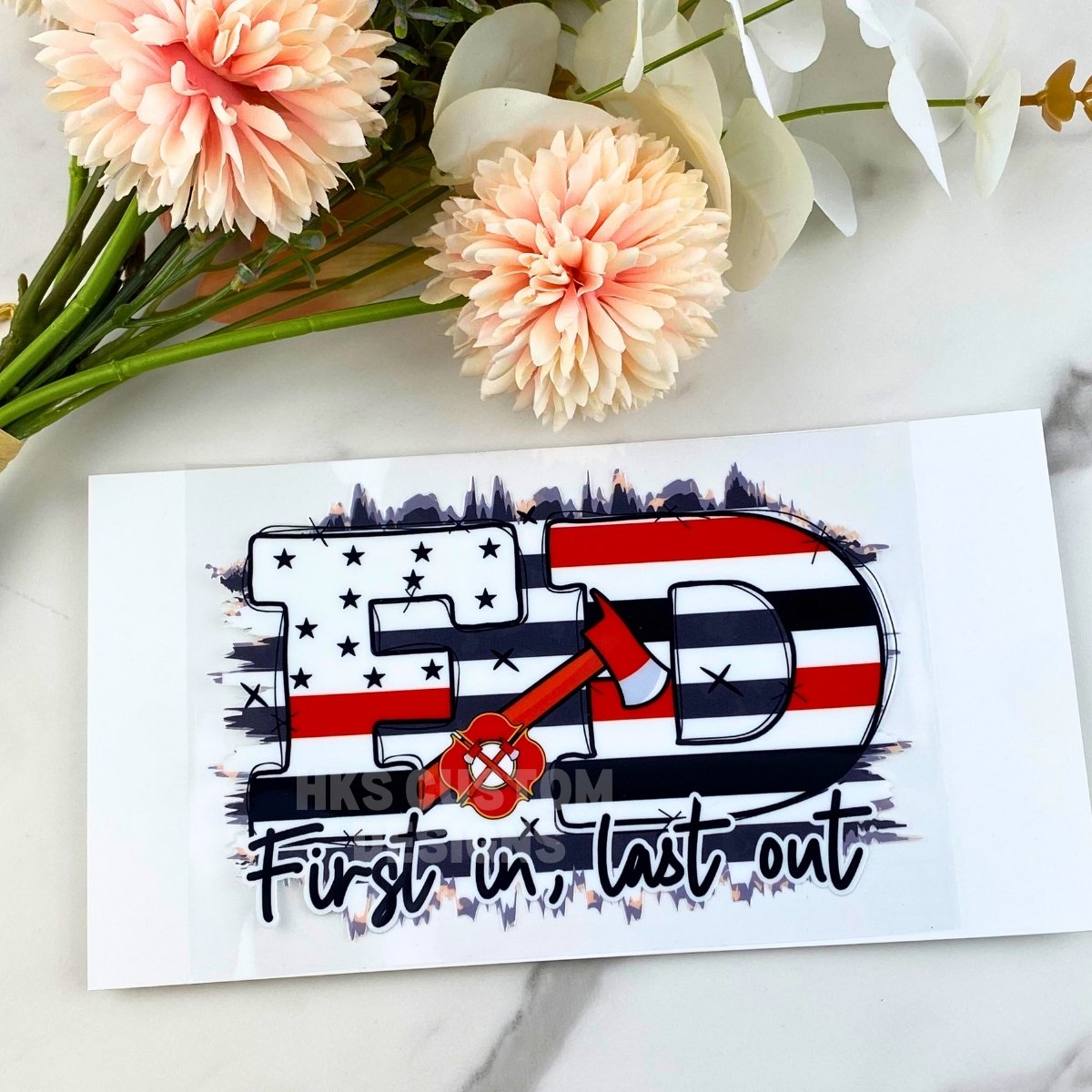 Fire Department (FD) | 4" UV DTF Decal