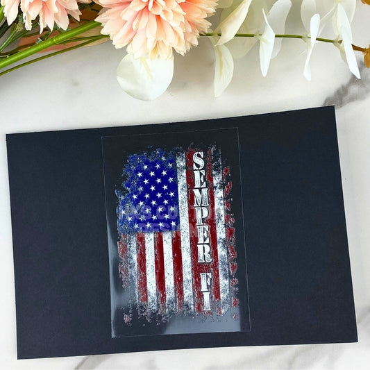 Semper Fi | 4" UV DTF Decal