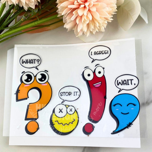 English Teacher Humor | 4" UV DTF Decal