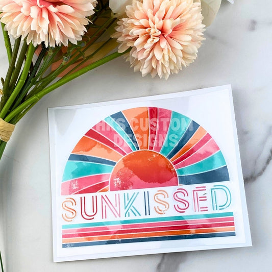 Sunkissed | 4" UV DTF Decal