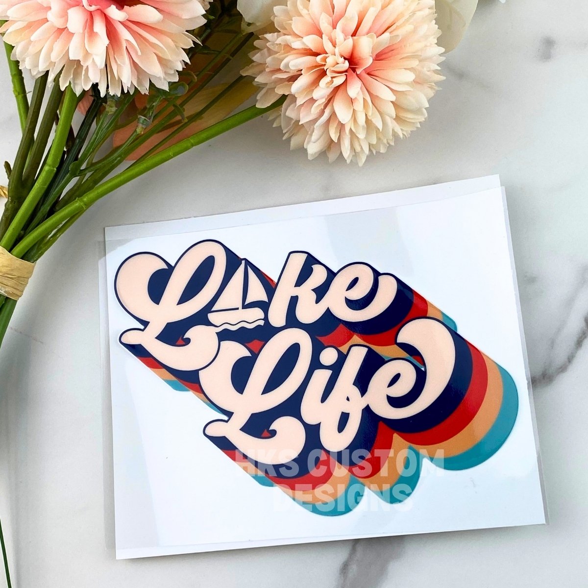 Lake Life | 4" UV DTF Decal