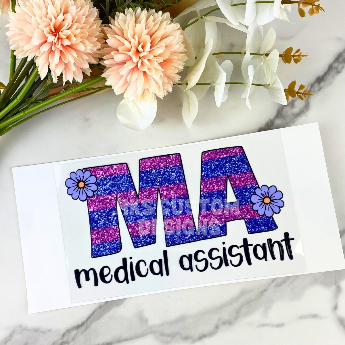 MA (medical assistant) | 4" UV DTF Decal