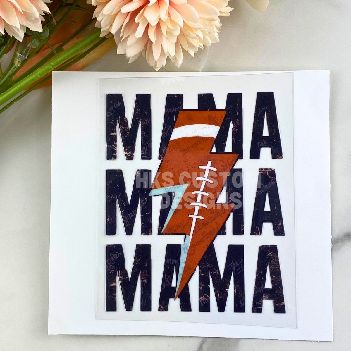 Football Mama | 4" UV DTF Decal