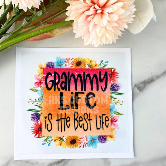 Grammy Life | 4" UV DTF Decal