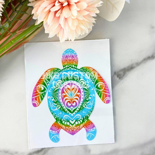Turtle2 | 4" UV DTF Decal
