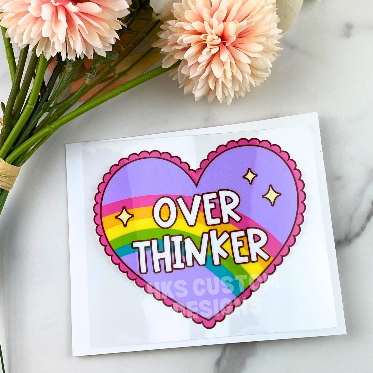 Overthinker | 4" UV DTF Decal