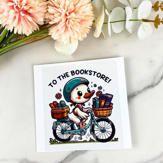 To the Bookstore1 | 4" UV DTF Decal