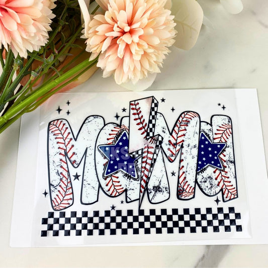 Baseball Mama | 4" UV DTF Decal