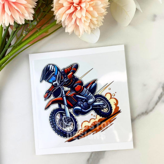 Motocross | 4" UV DTF Decal