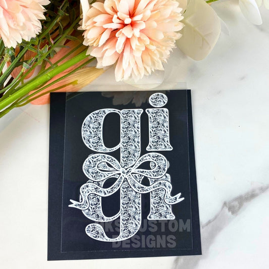 Gigi Lace | 4" UV DTF Decal