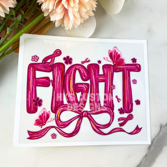 Fight Breast Cancer2 | 4" UV DTF Decal