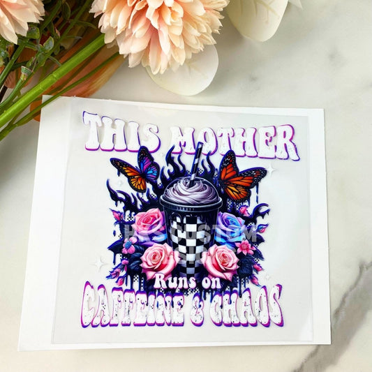 This Mother Runs On | 4" UV DTF Decal