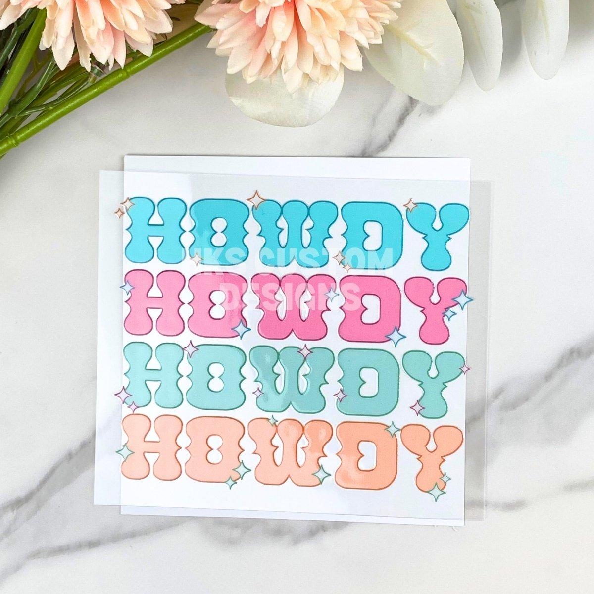 Howdy | 4" UV DTF Decal
