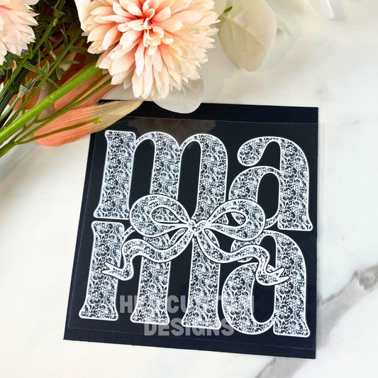 Mama Lace | 4" UV DTF Decal