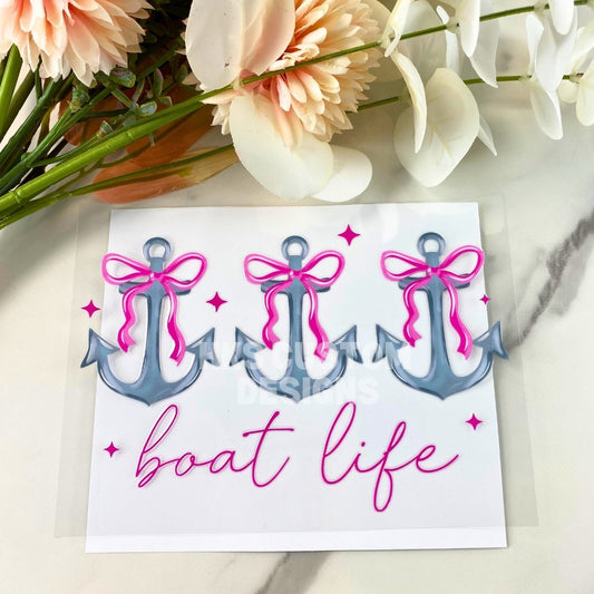 Boat Life | 4" UV DTF Decal