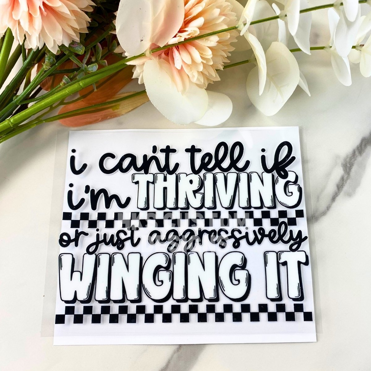 Thriving or Winging It | 4" UV DTF Decal
