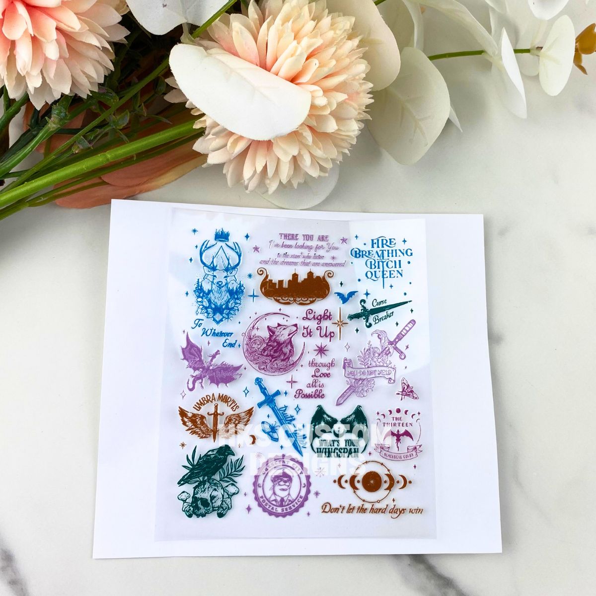 Romantasy Books8 | 4" UV DTF Decal