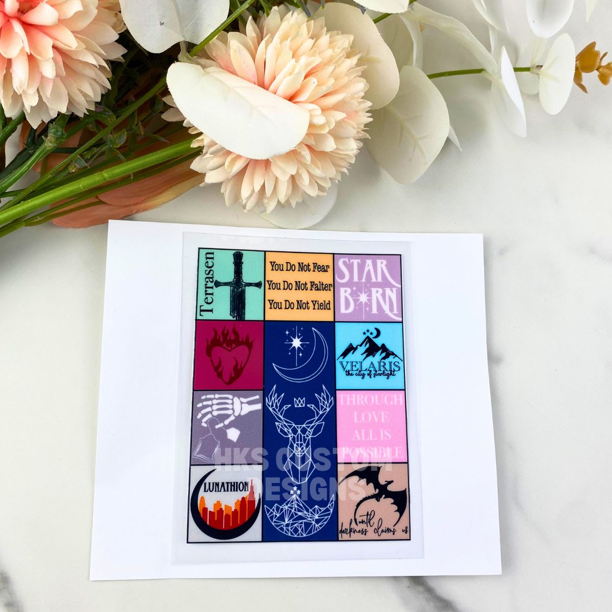 Romantasy Books9 | 4" UV DTF Decal