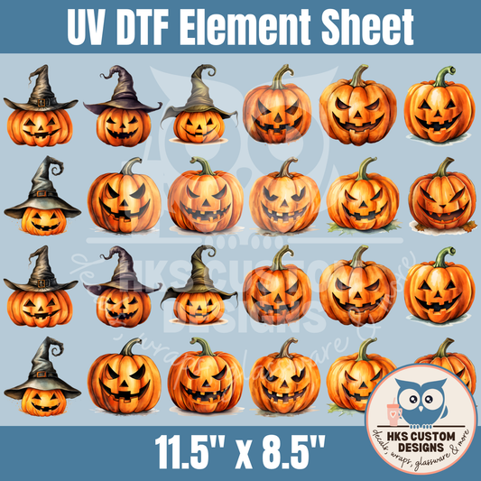Jackolantern Pumpkins | Element Sheet