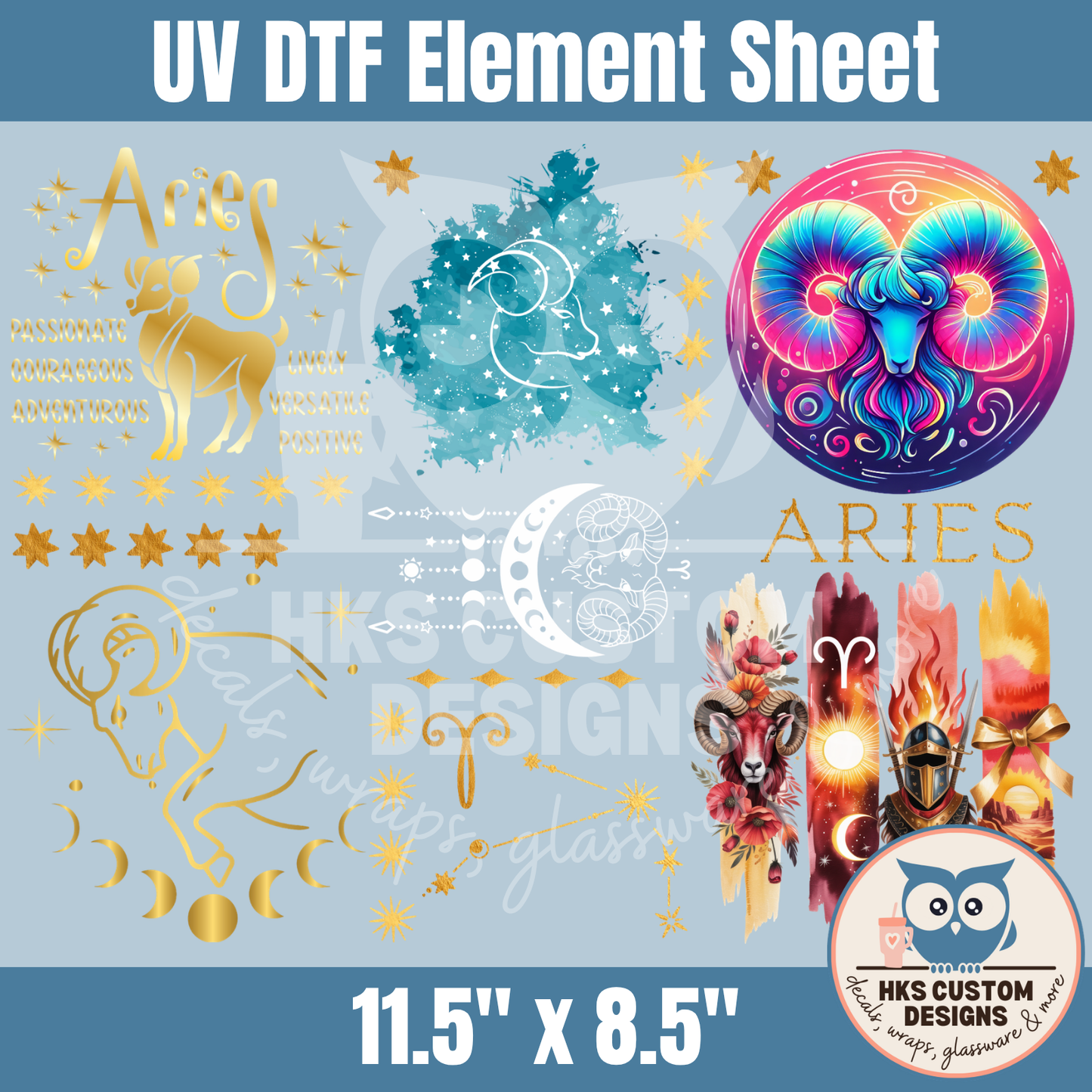 Aries Zodiac | Element Sheet