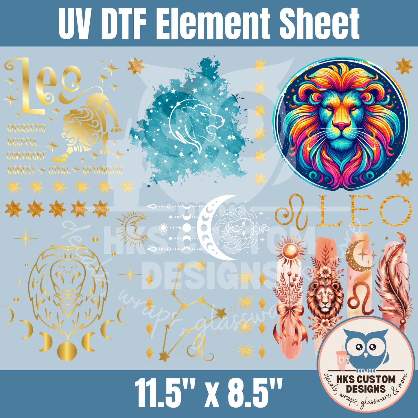 Leo Zodiac | Element Sheet