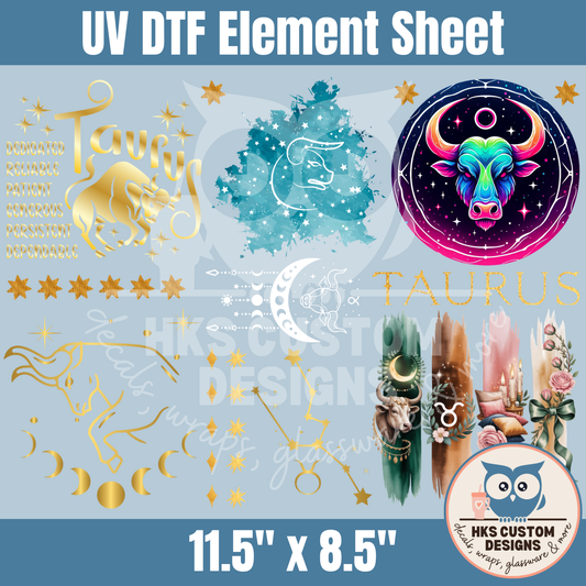 Taurus Zodiac | Element Sheet