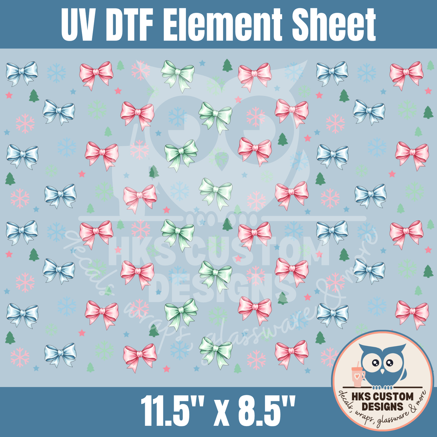 Christmas Bows | Element Sheet