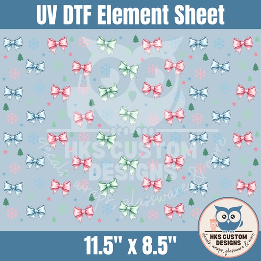 Christmas Bows | Element Sheet