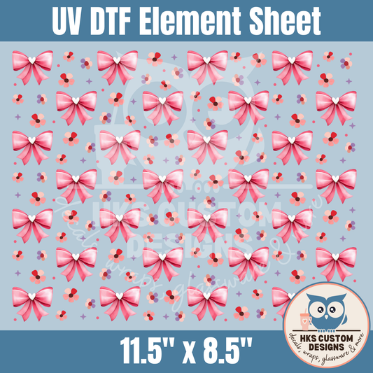 Pink Bows | Element Sheet