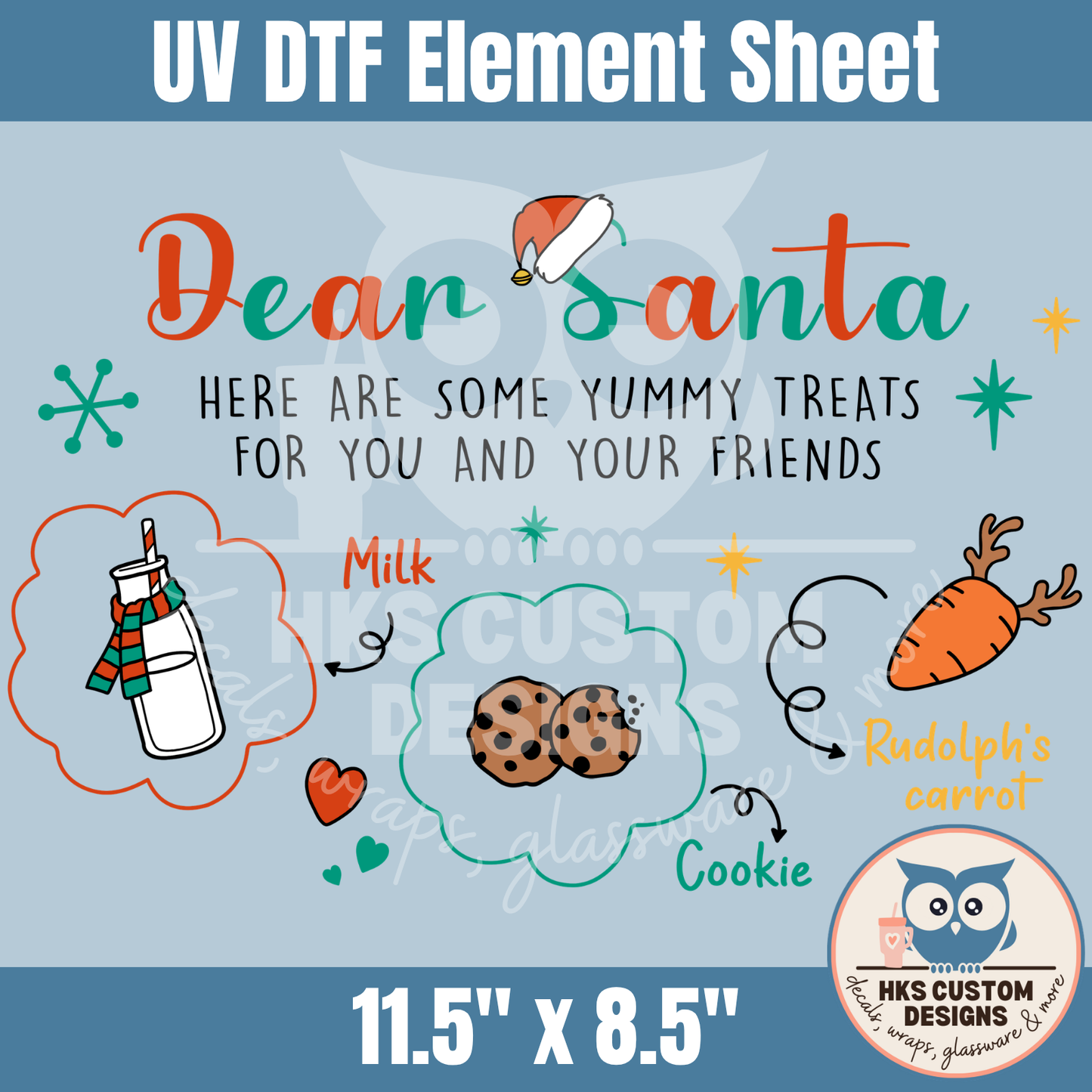 Treats for Santa4 | Element Sheet