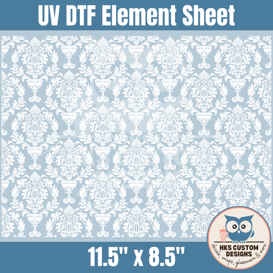 Tooled Leather (White) | Element Sheet