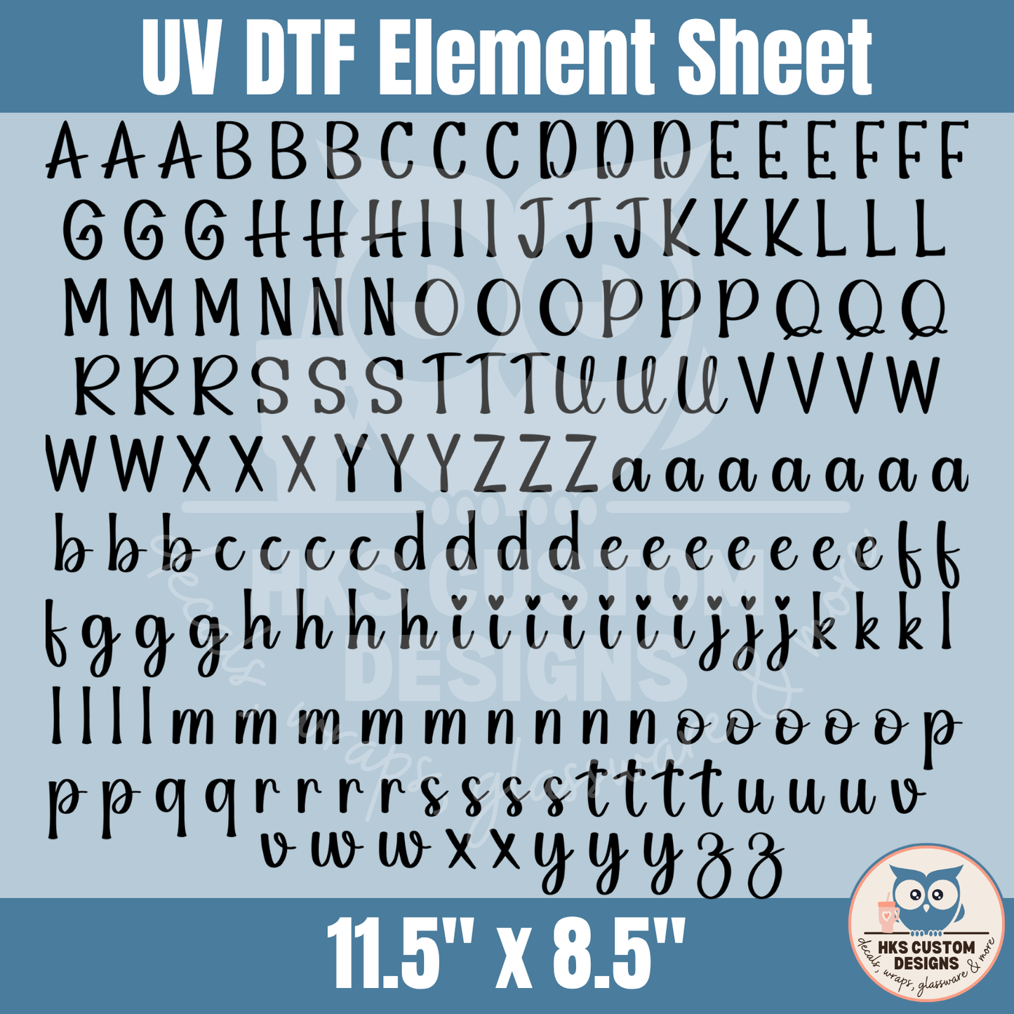 Letter Sheet6 | Element Sheet