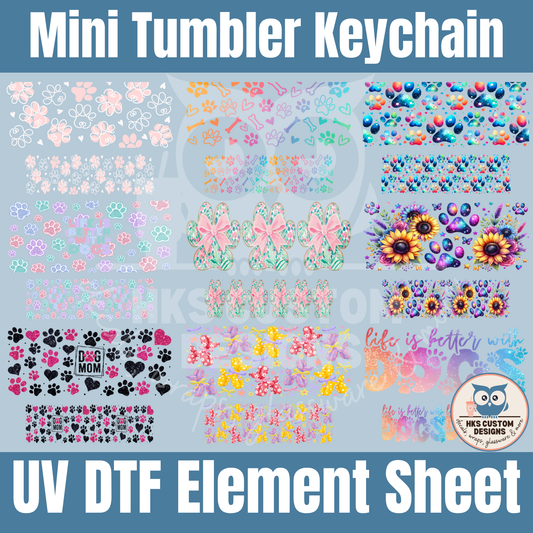Dog Mini Tumbler | Element Sheet