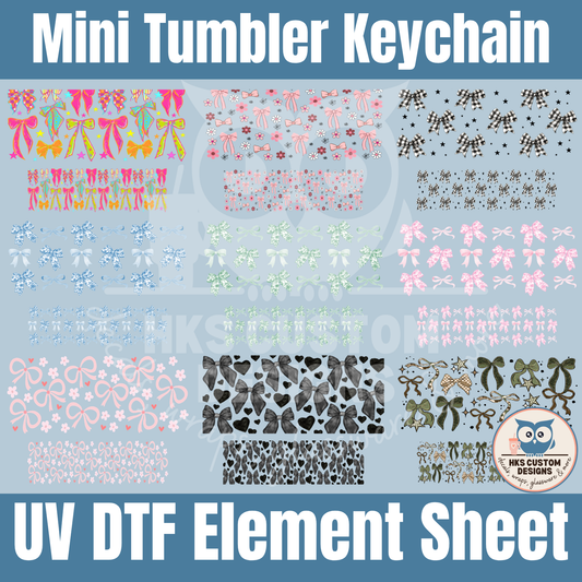 Bows Mini Tumbler | Element Sheet