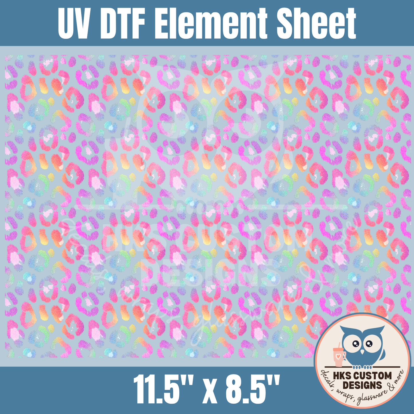 Rainbow Leopard Print | Element Sheet