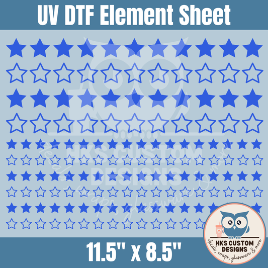 Blue Stars | Element Sheet