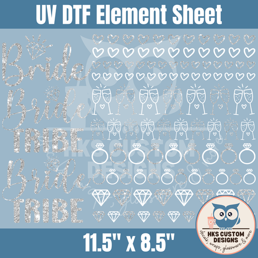 Bride and Bride Tribe Silver | Element Sheet